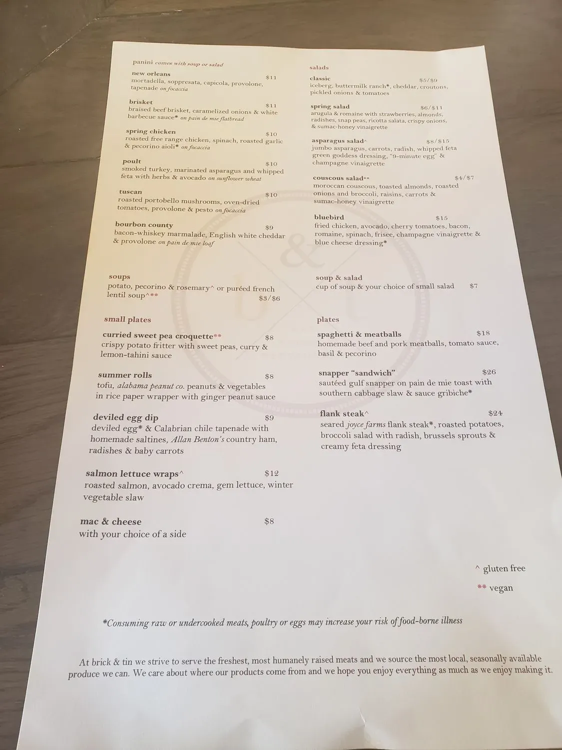 Menu 6