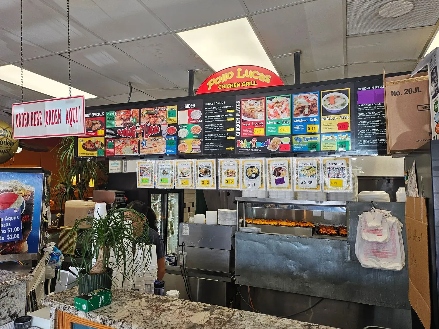 Pollo Lucas Menu - Updated November 2025