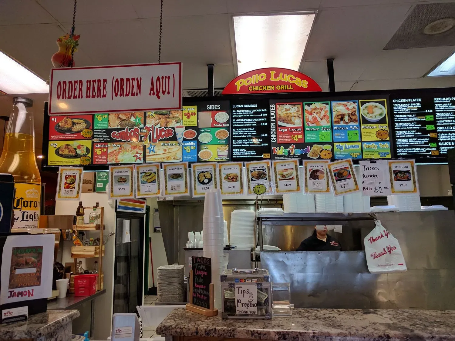 Pollo Lucas Menu - Updated November 2025