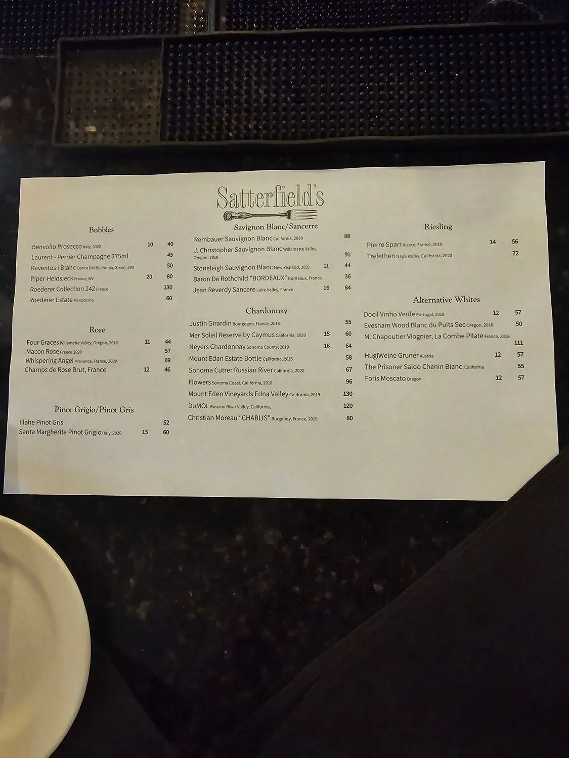 Menu 5