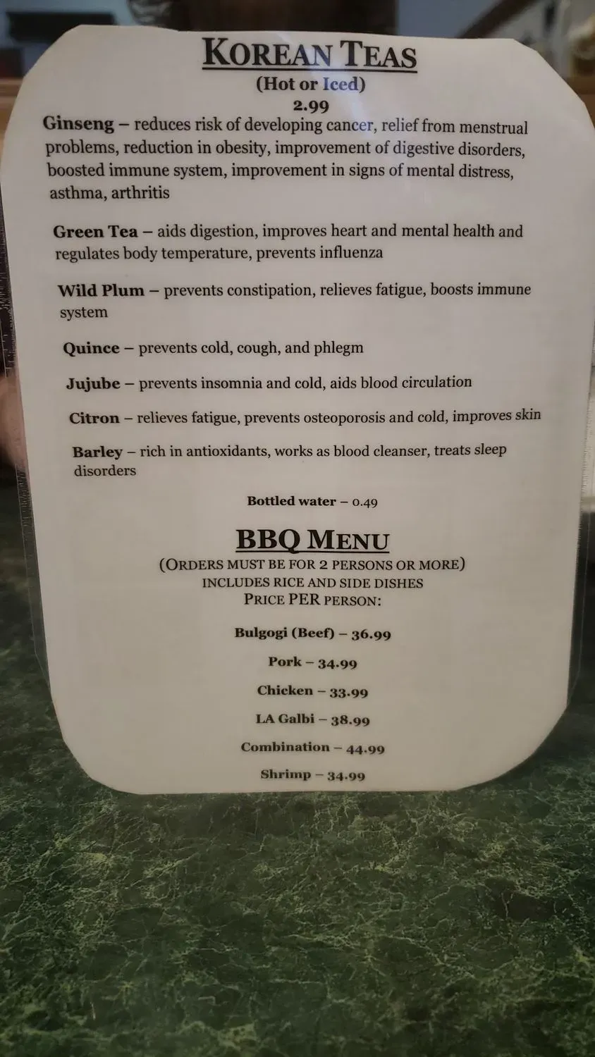 Menu 6