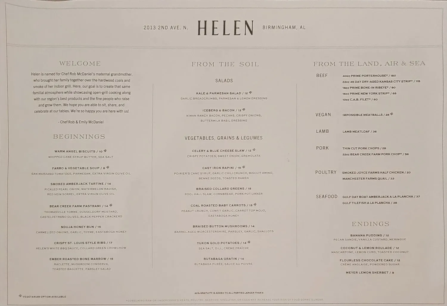 Menu 2