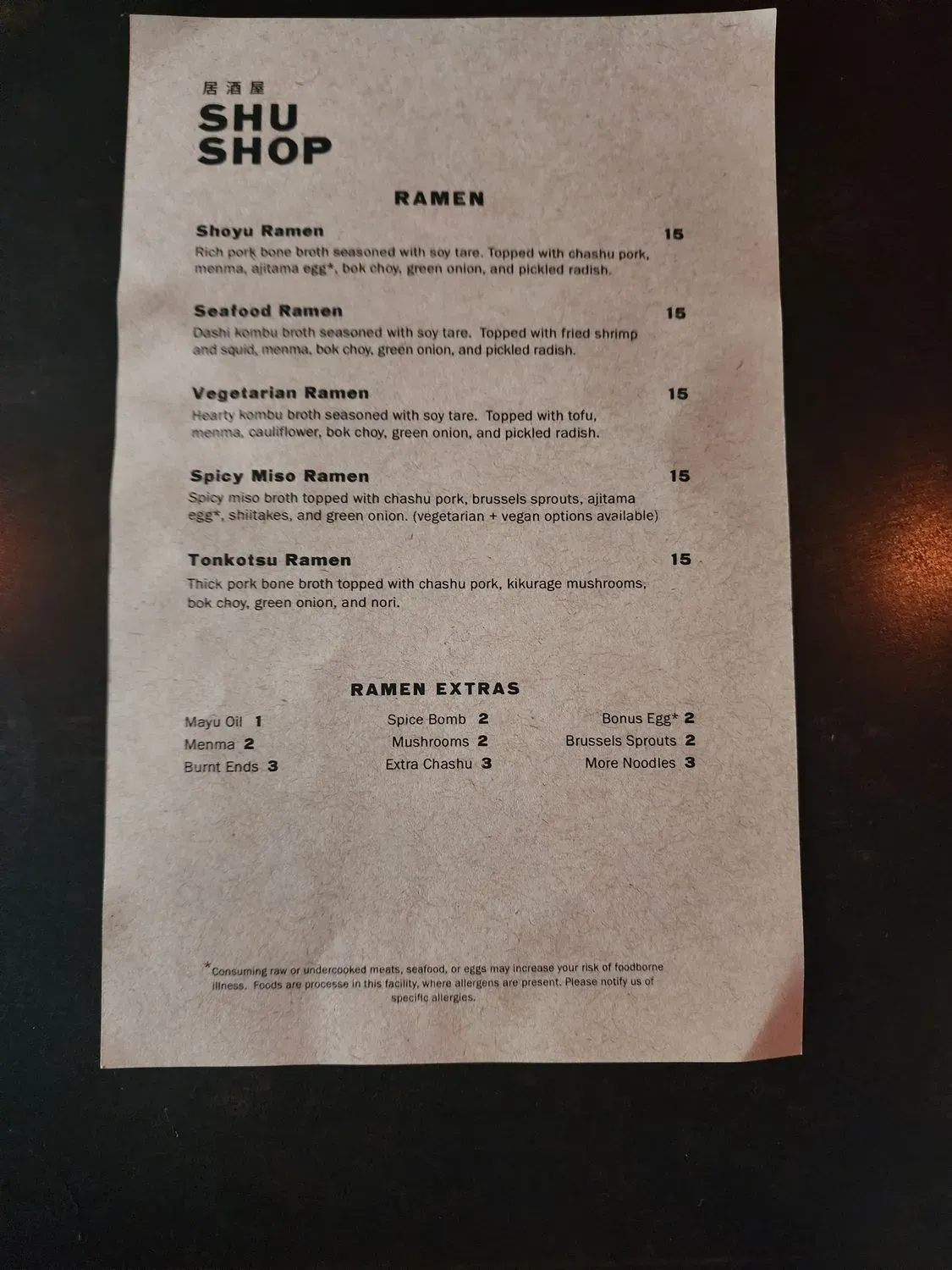 Menu 3