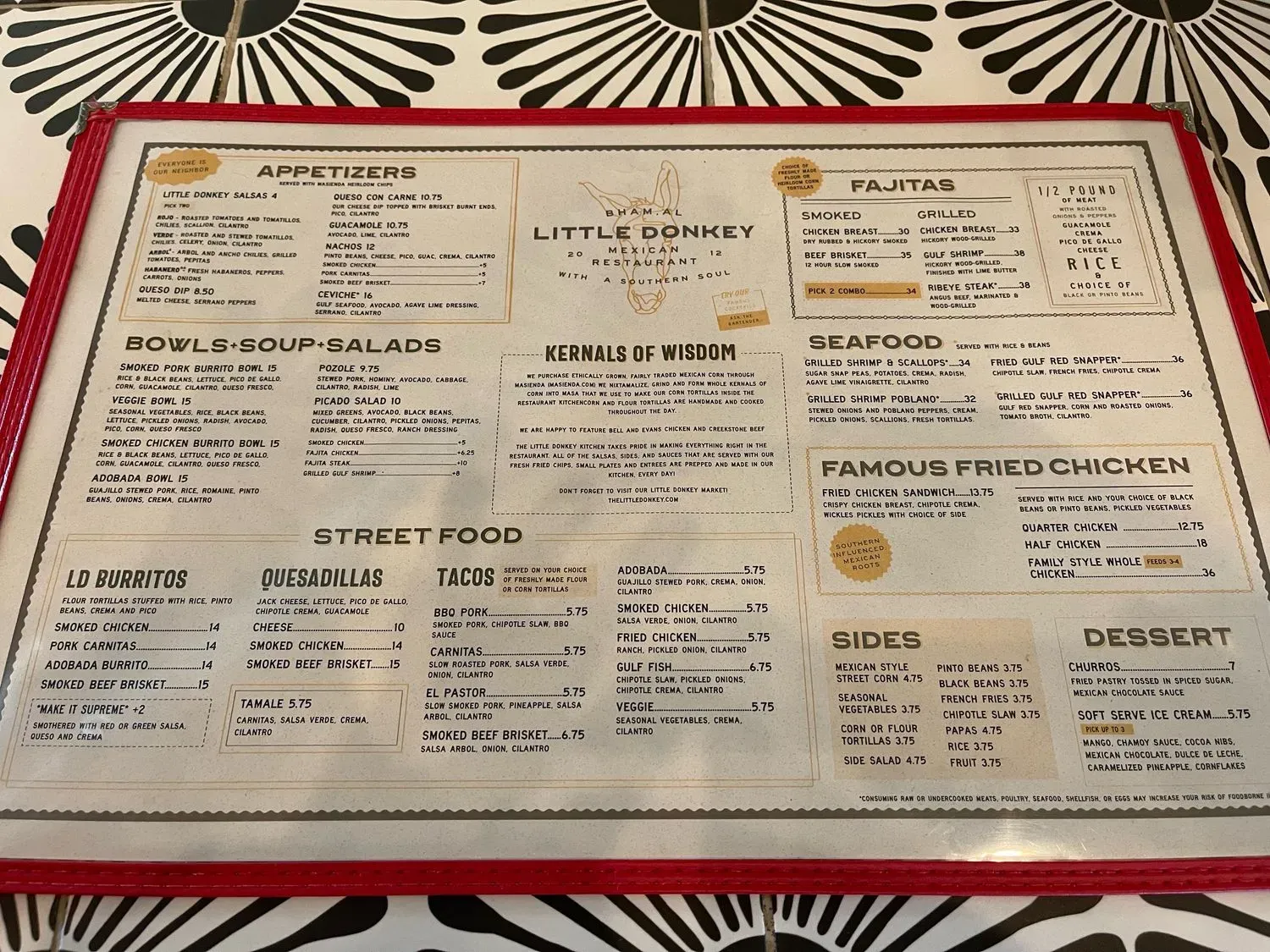 Menu 6