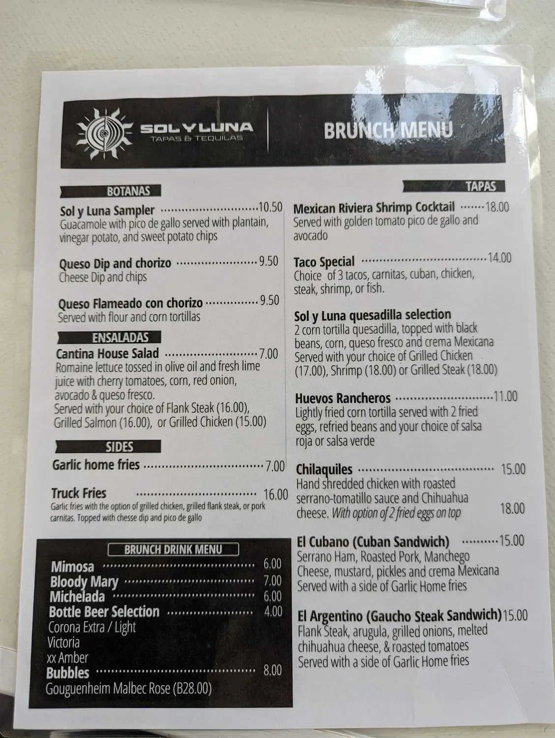 Menu 5