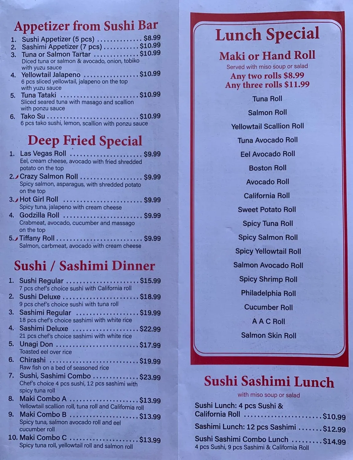 Menu 3