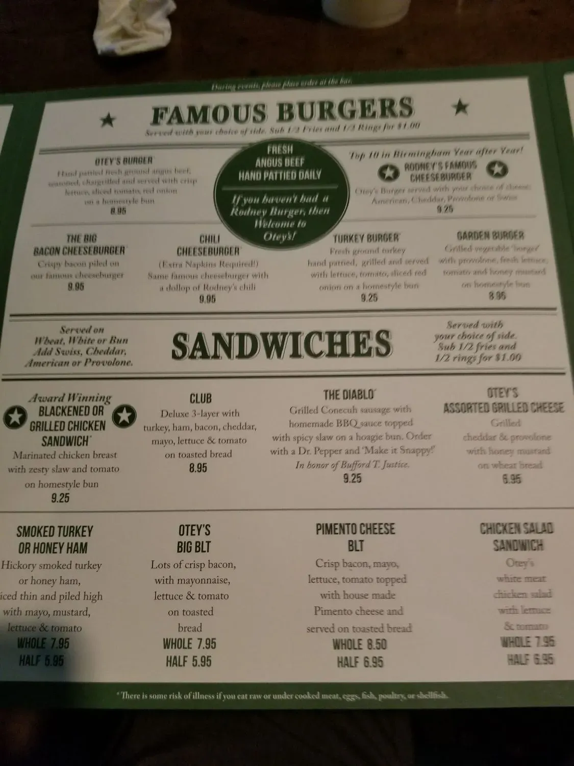 Menu 4