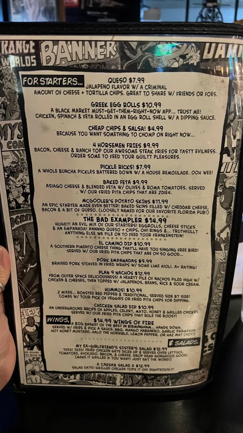 Menu 5