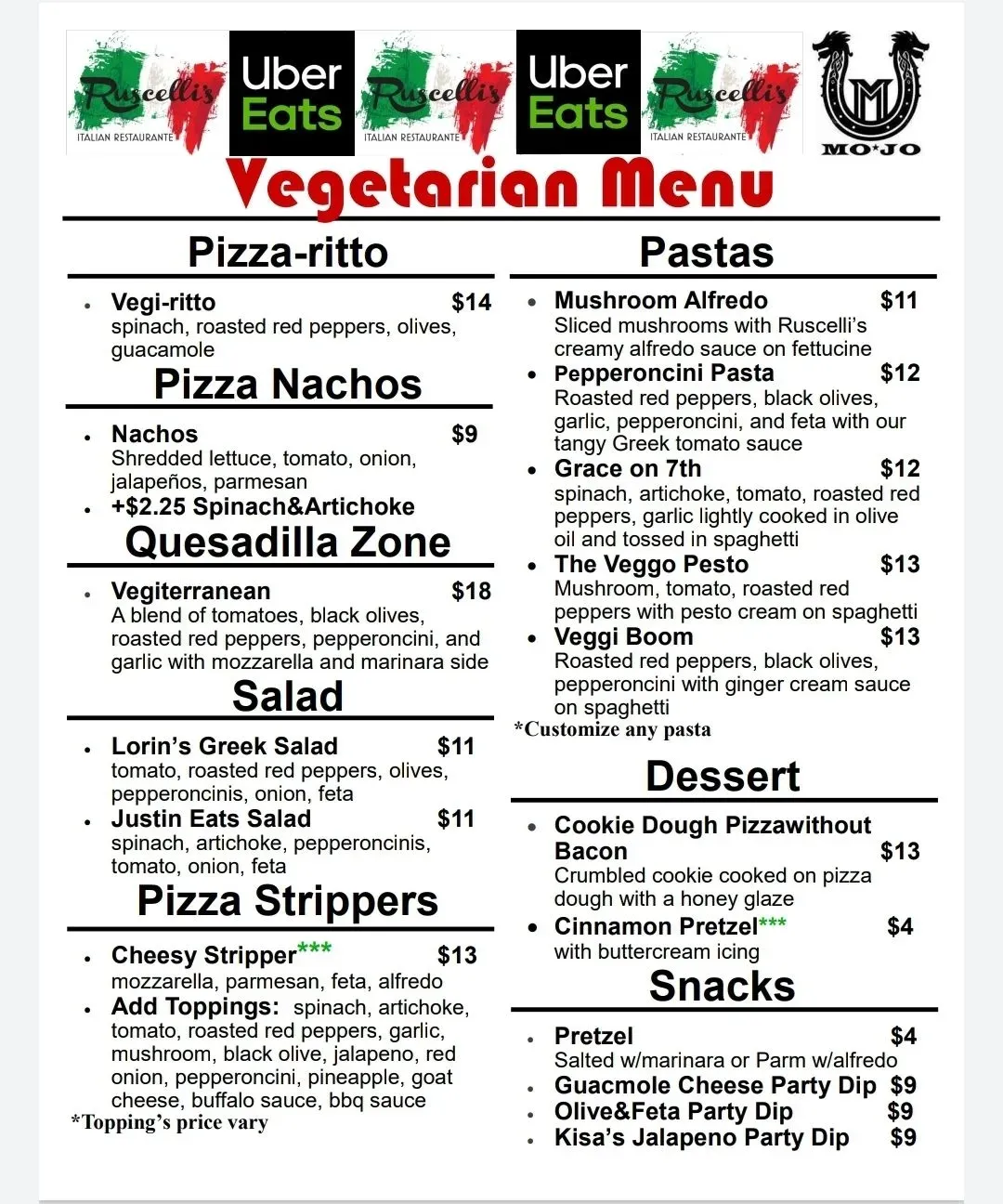 Menu 2