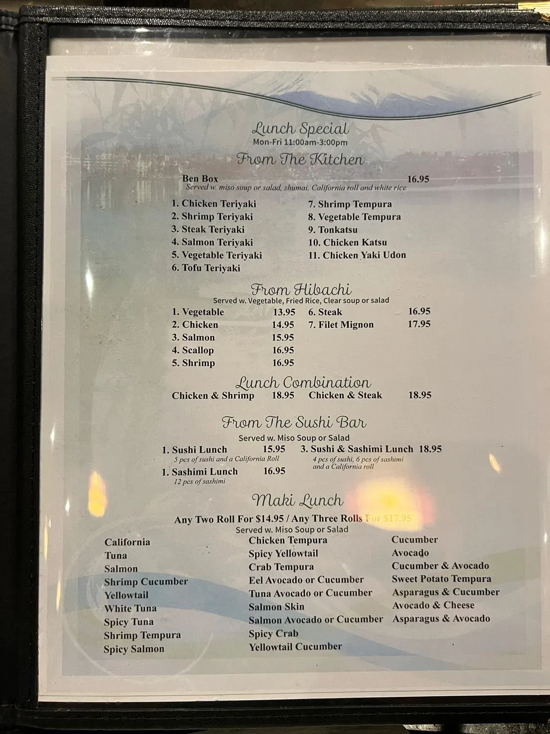 Menu 4