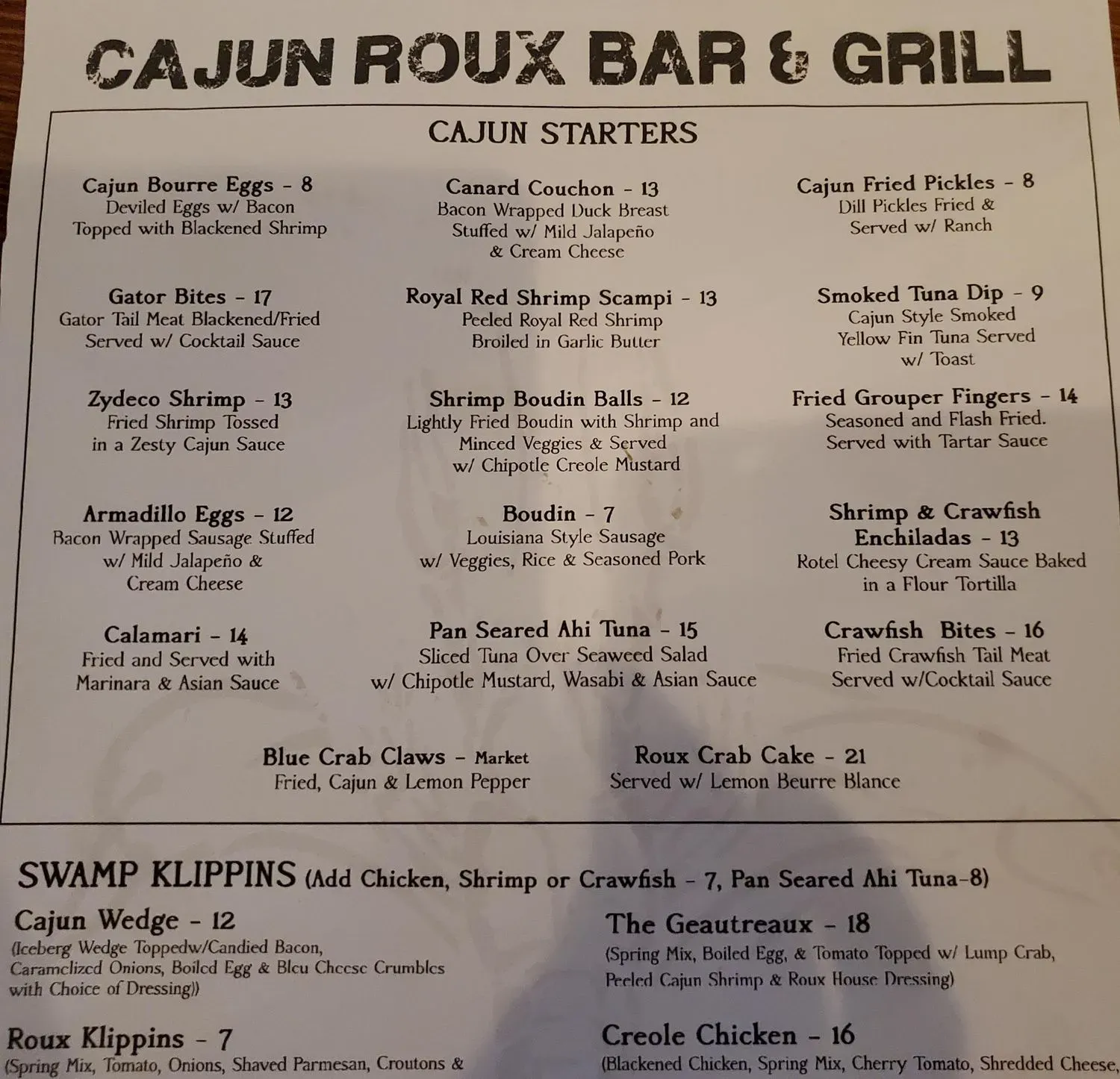 Menu 4