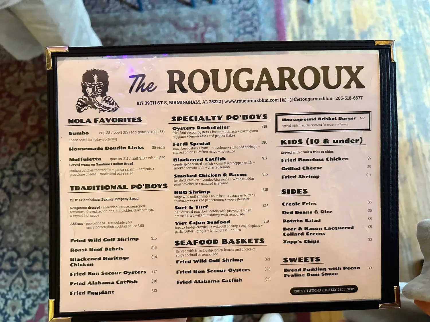 Menu 6