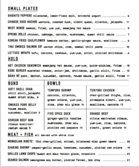 Menu 2