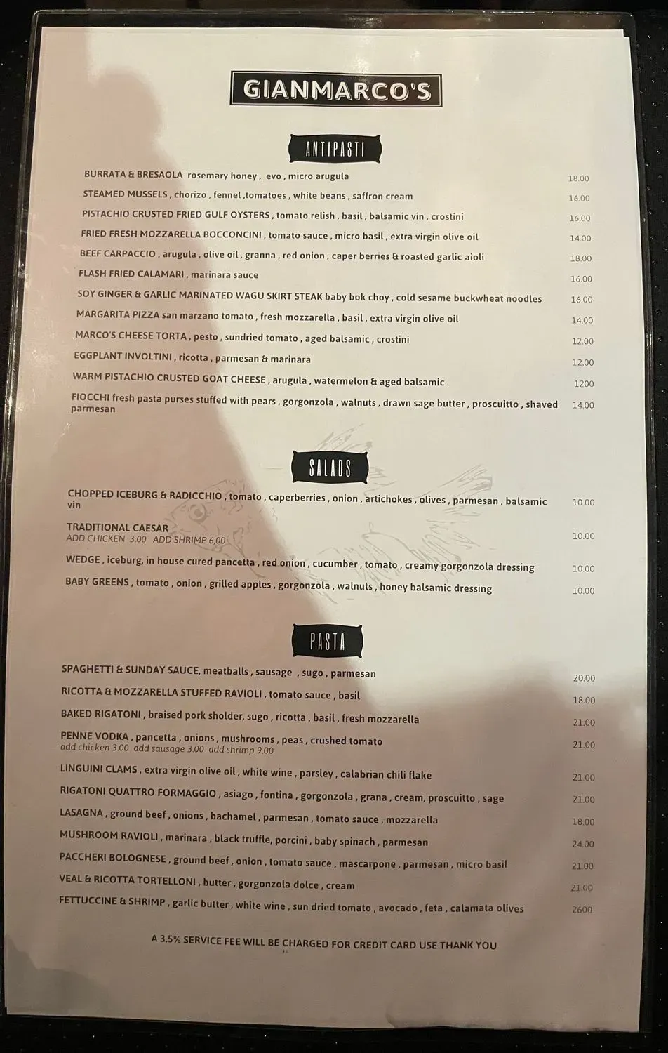 Menu 2