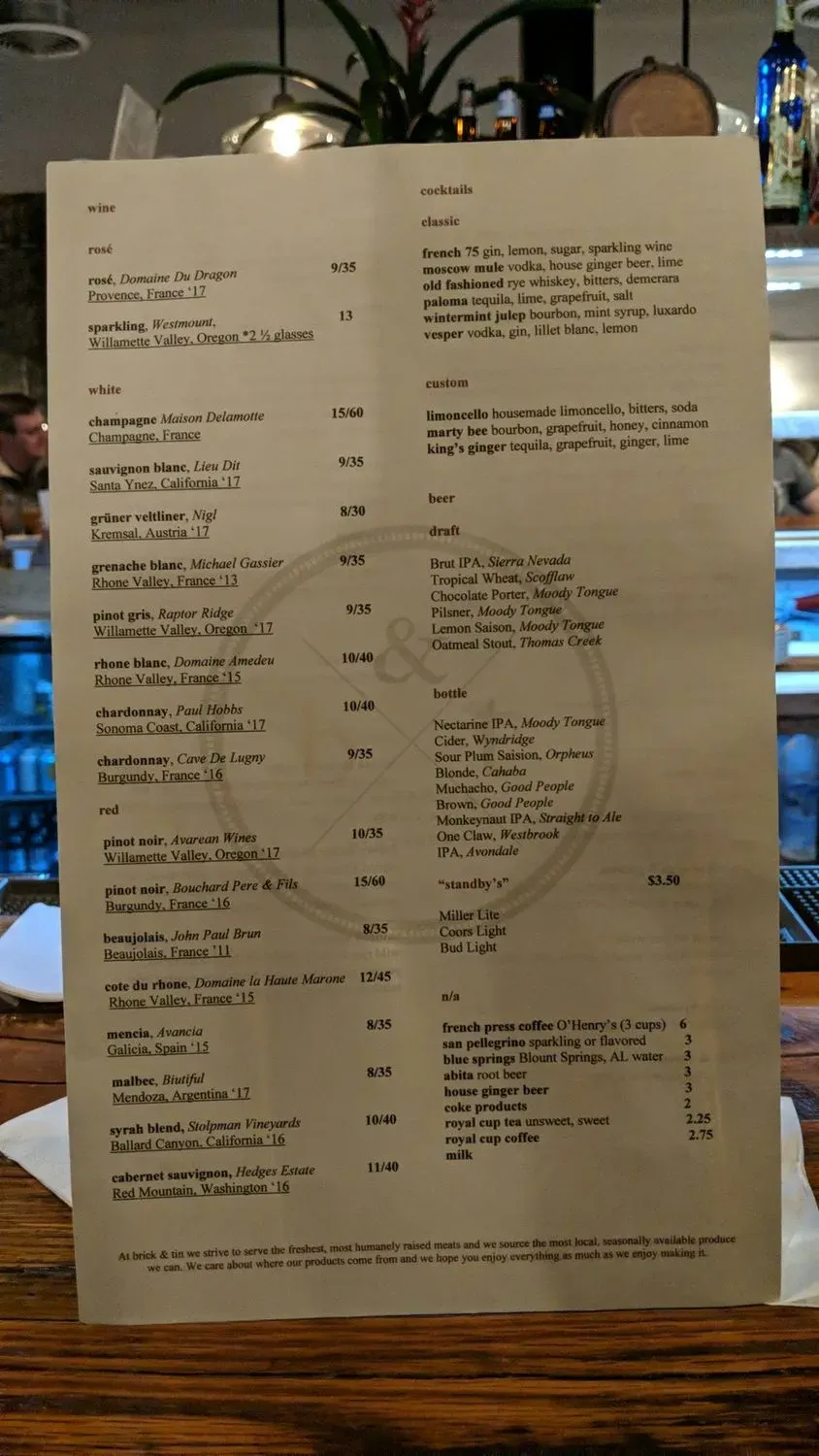 Menu 5