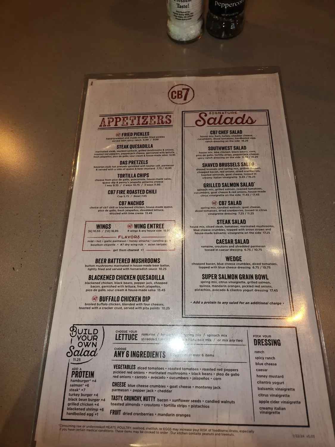 Menu 5