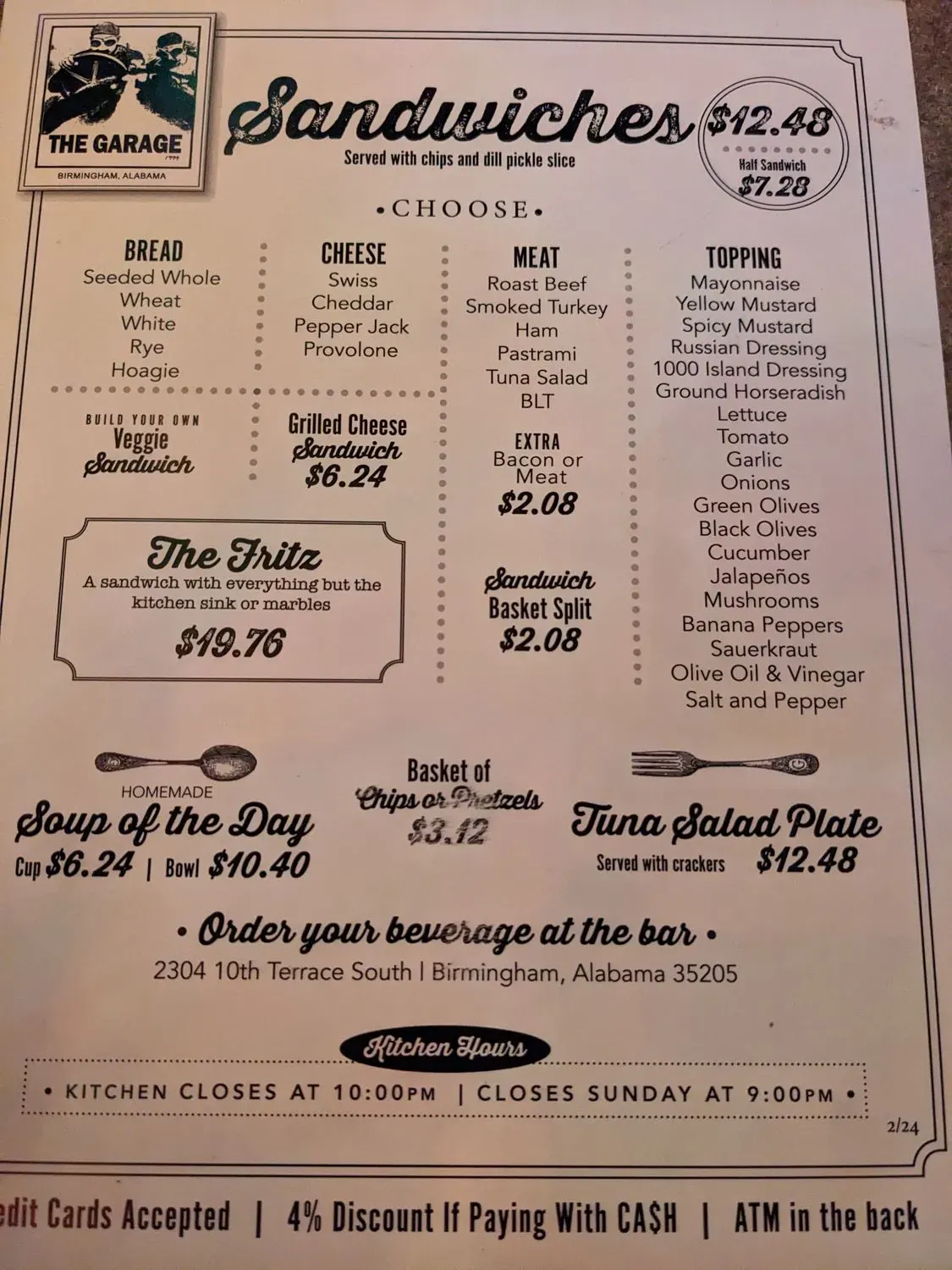 Menu 4