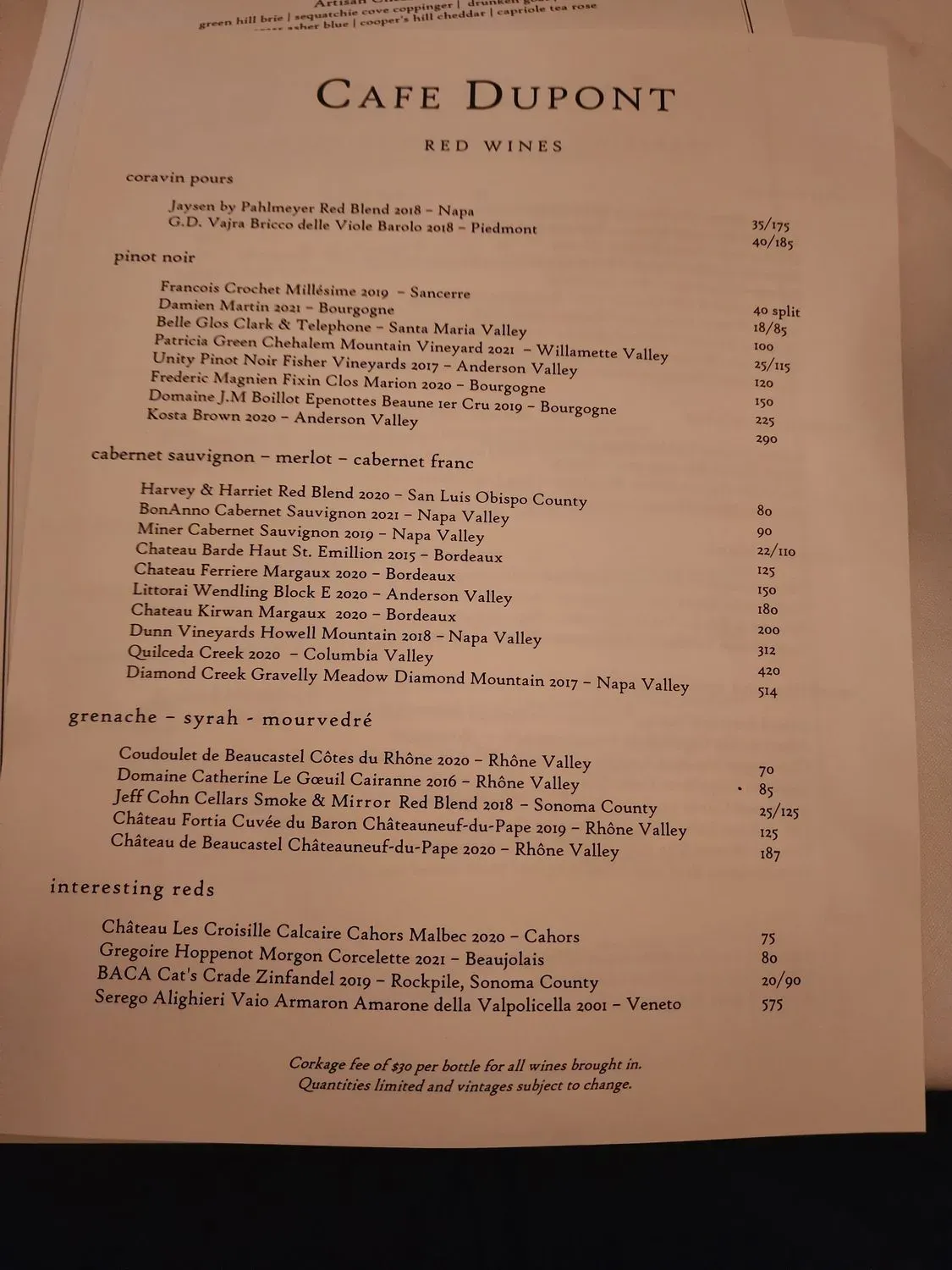 Menu 4