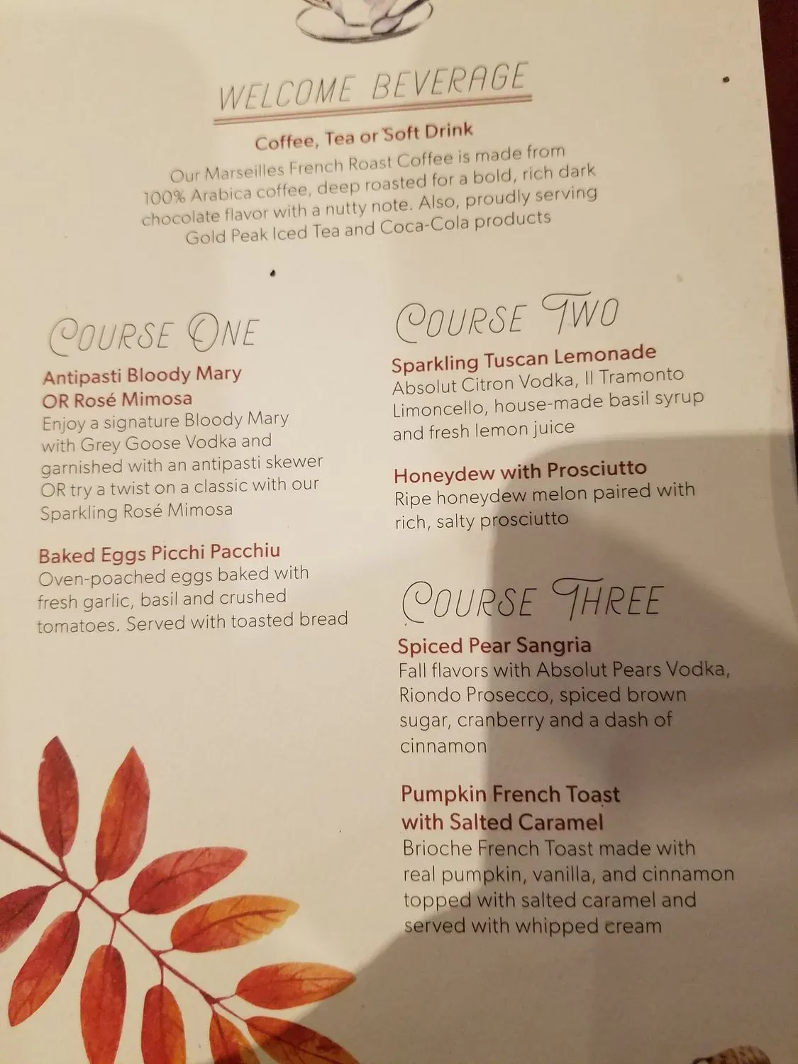 Menu 6