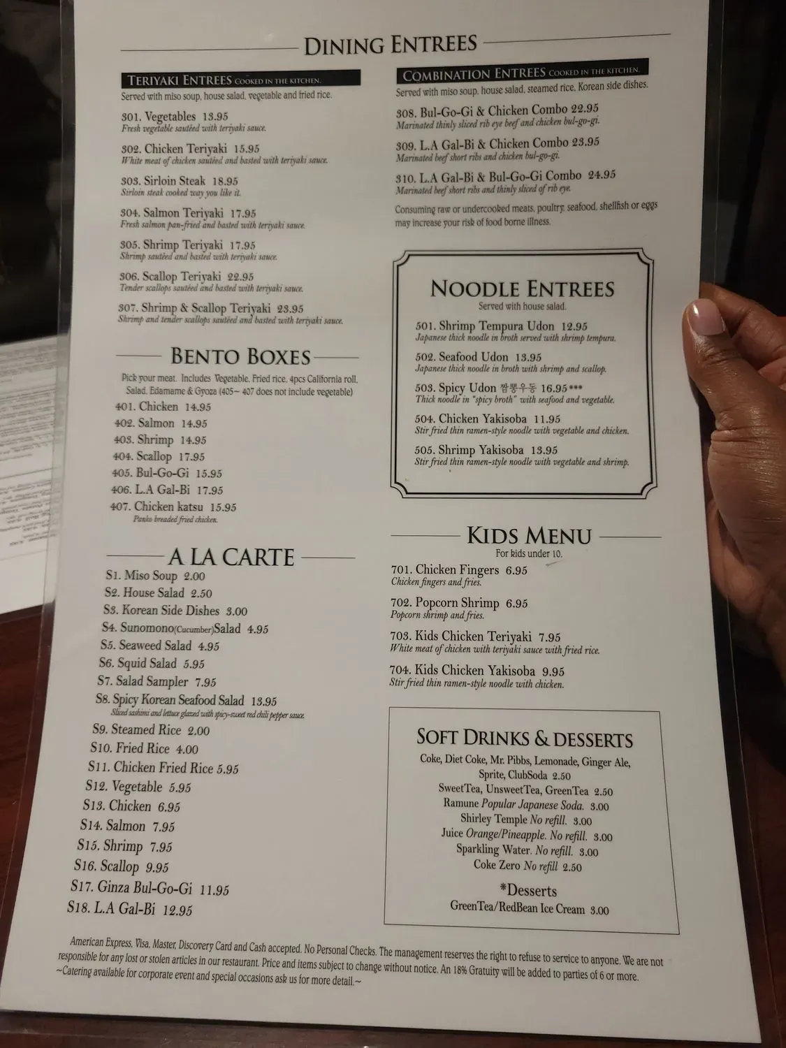 Menu 5