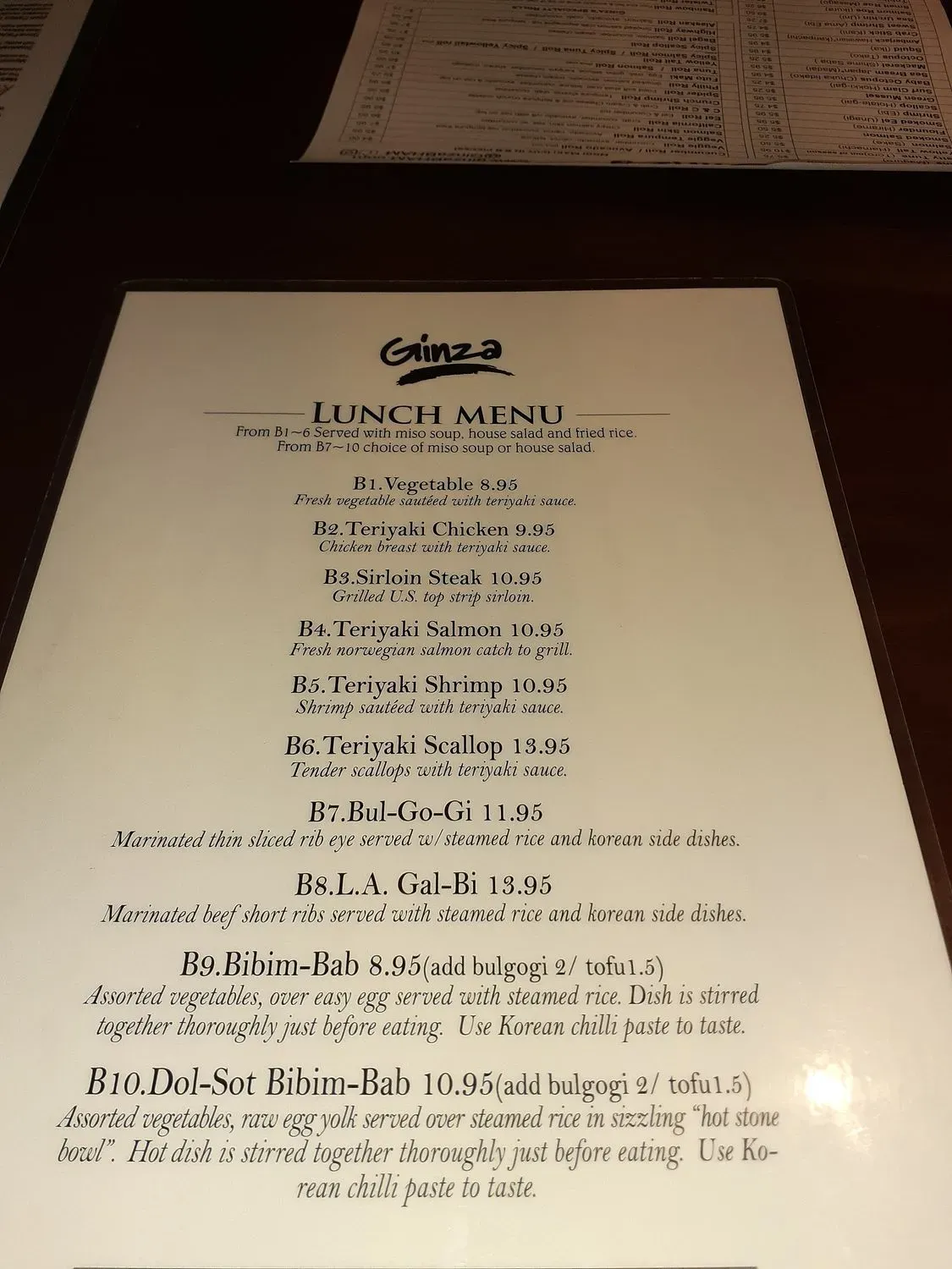 Menu 6