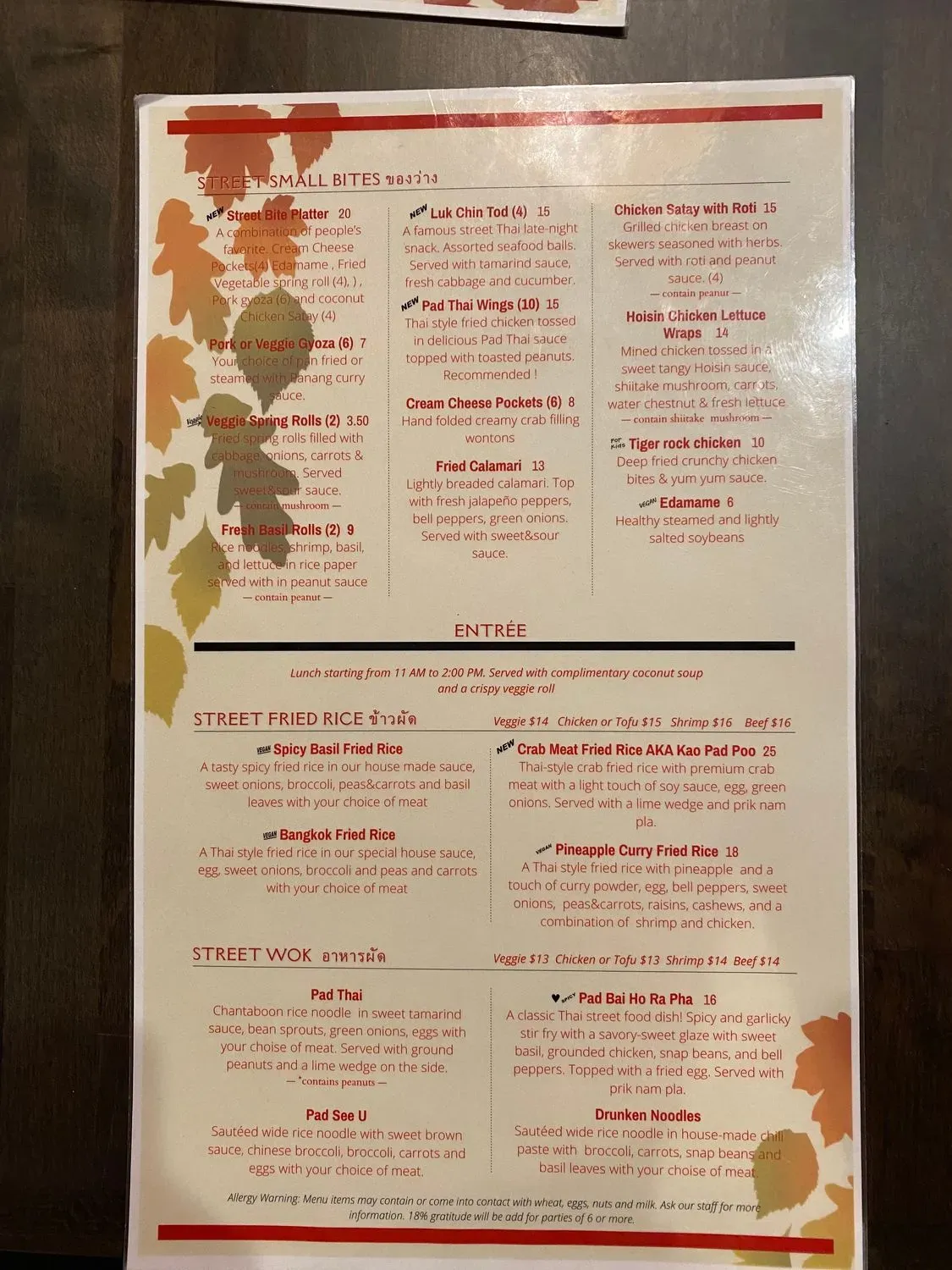 Menu 6