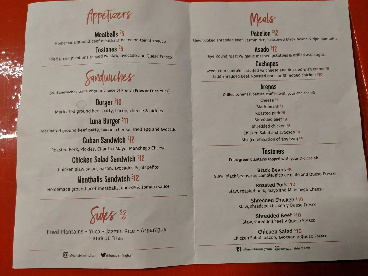 Menu 6