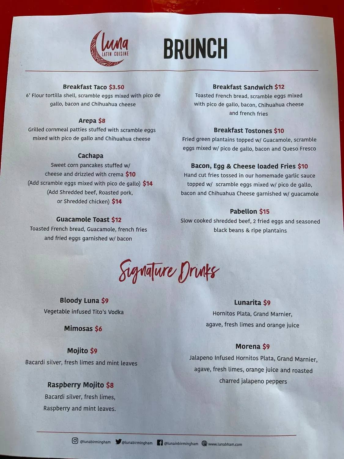 Menu 2