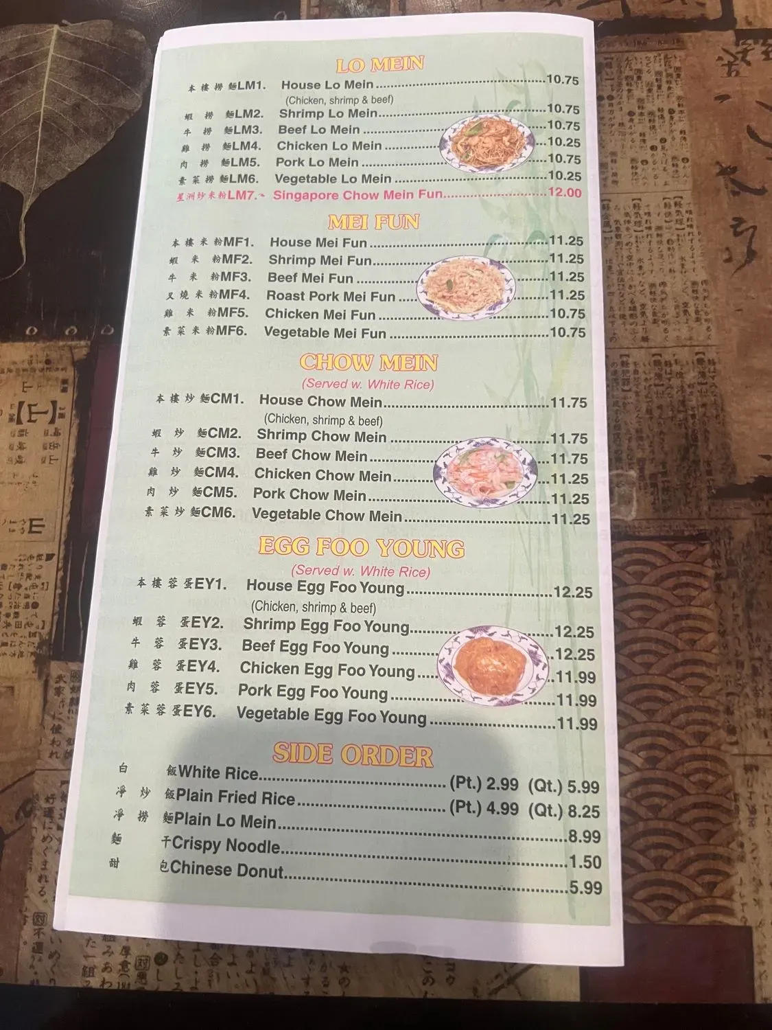 Menu 2