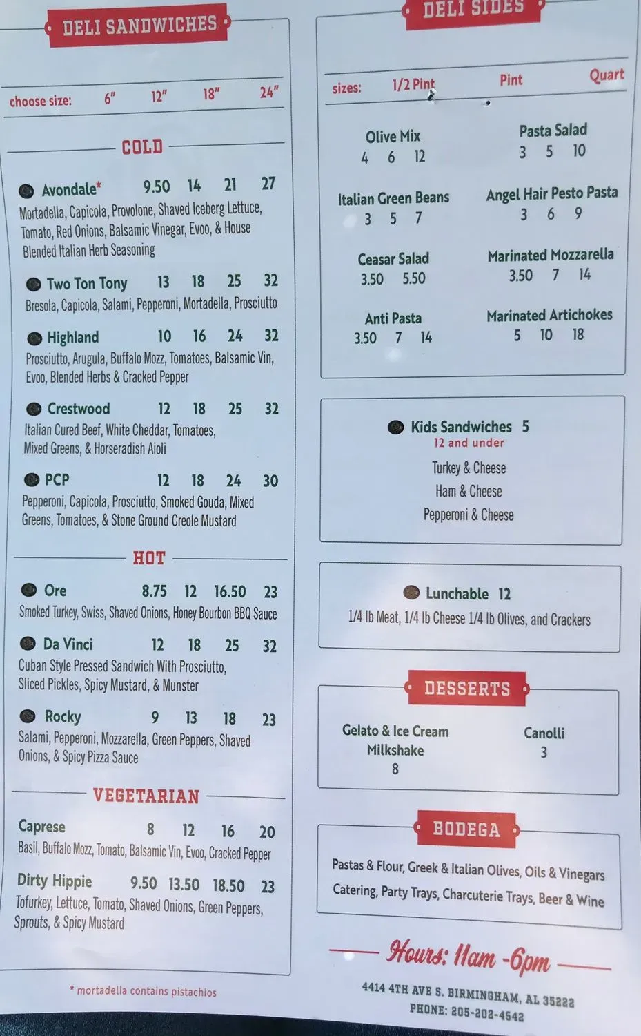 Menu 4