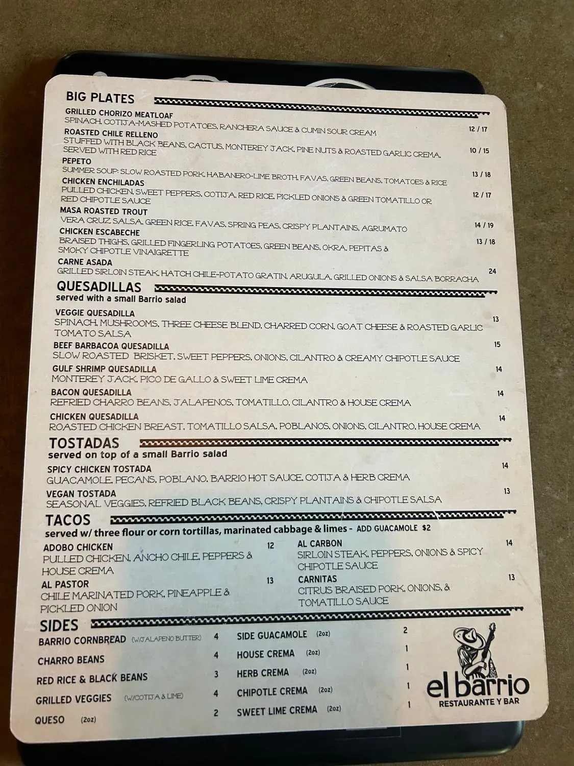 Menu 2