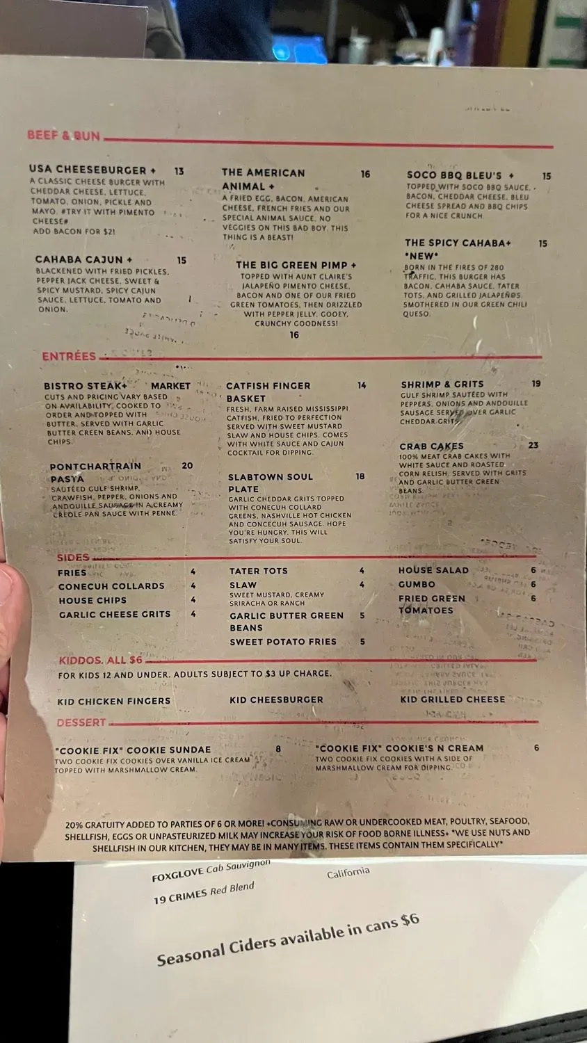 Menu 4