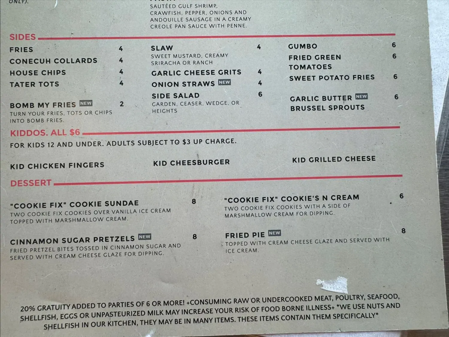 Menu 2