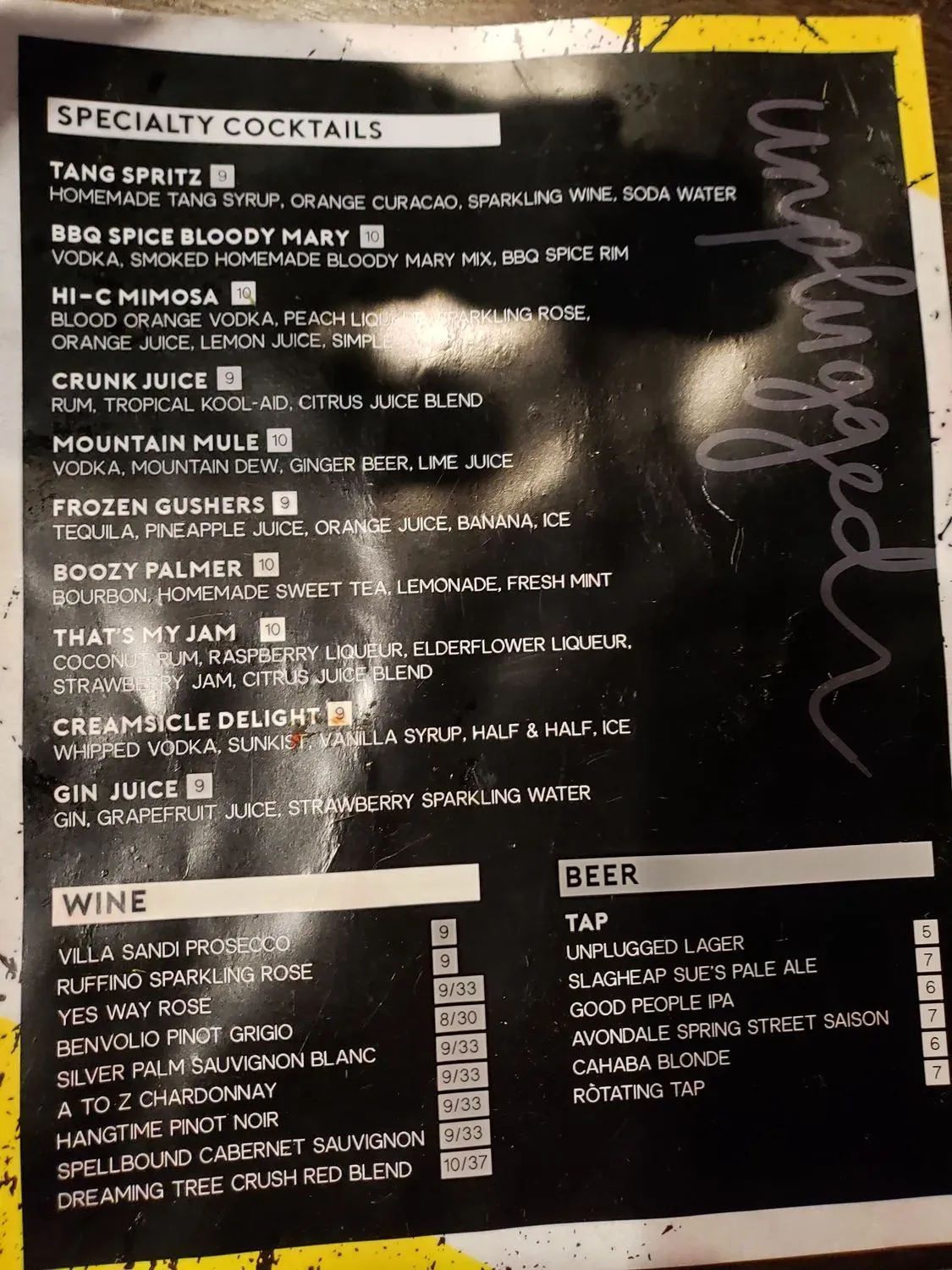 Menu 3