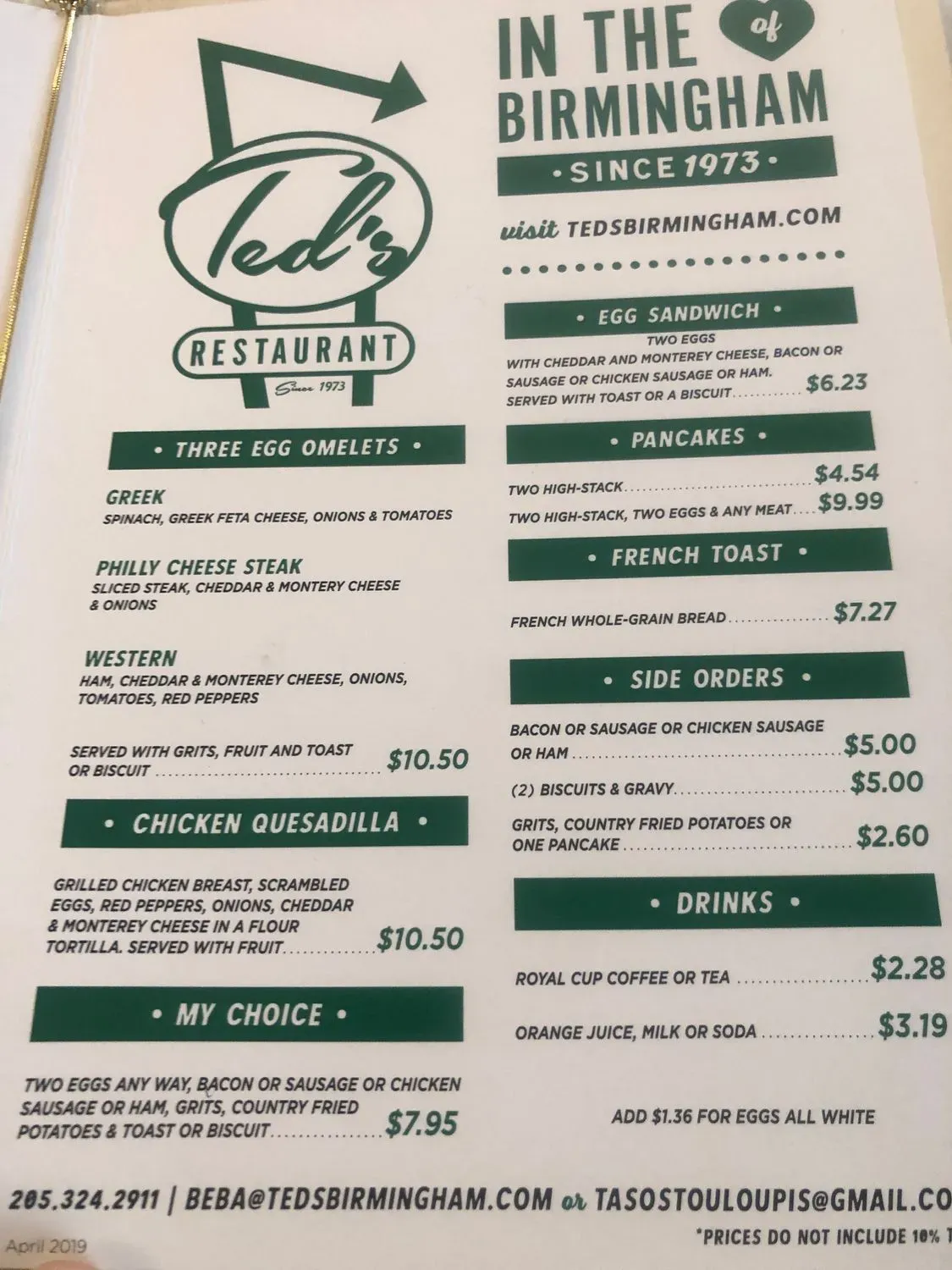 Menu 6