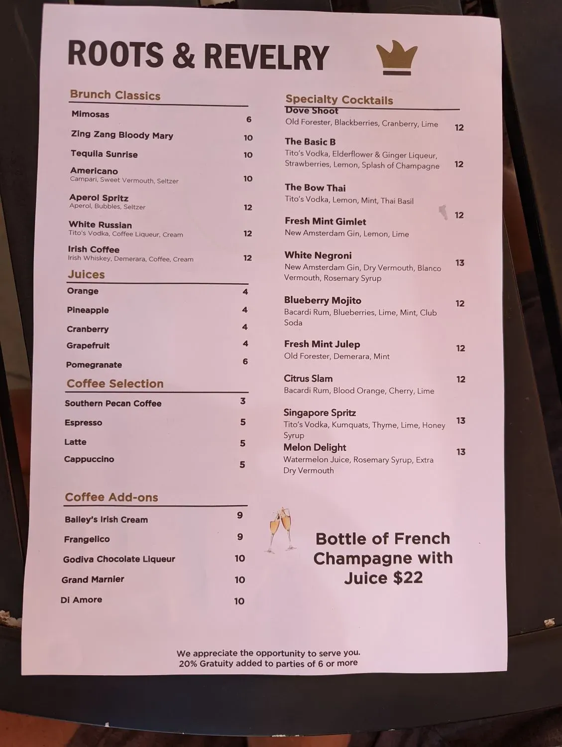 Menu 4