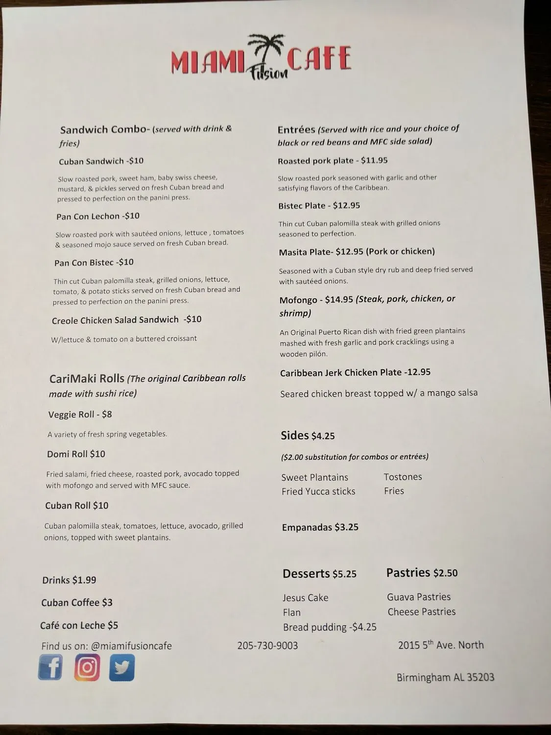 Menu 3