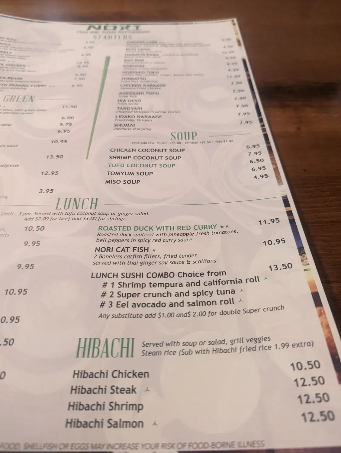 Menu 5