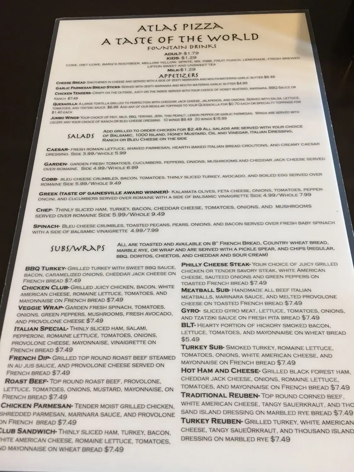 Menu 4