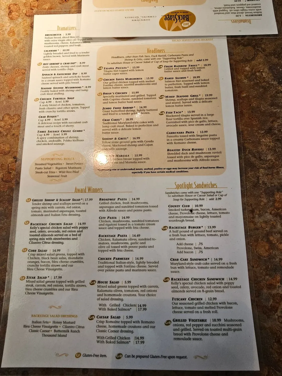 Menu 4