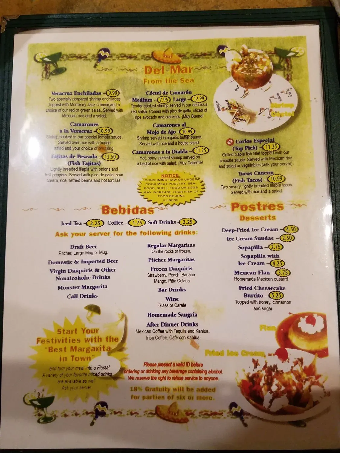 Menu 6