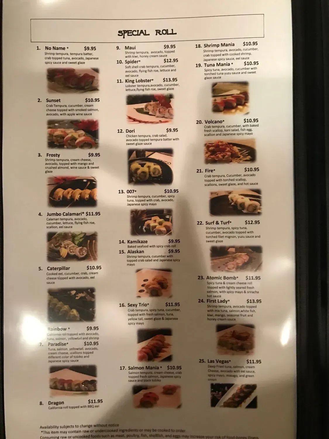 Menu 6