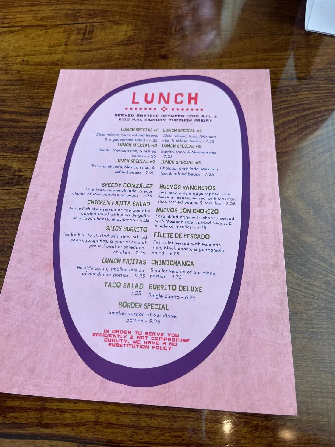 Menu 4