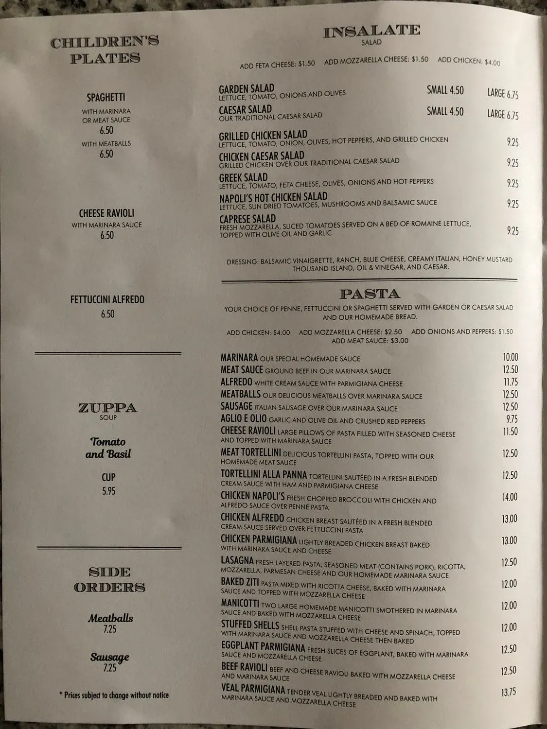 Menu 2