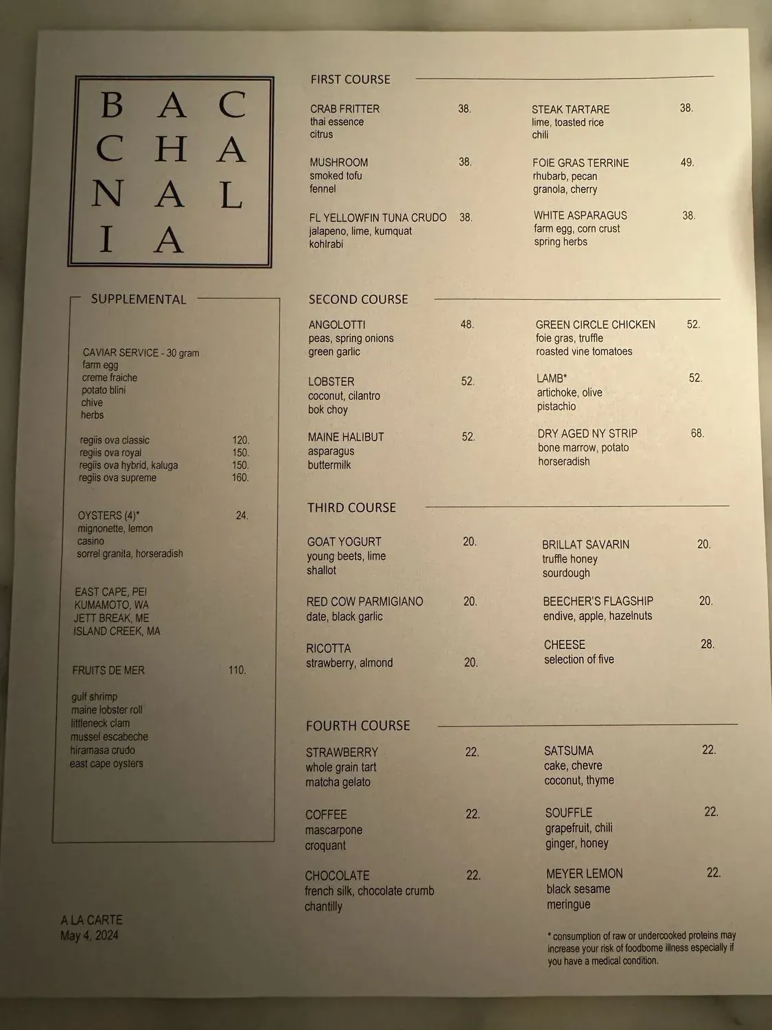 Menu 4