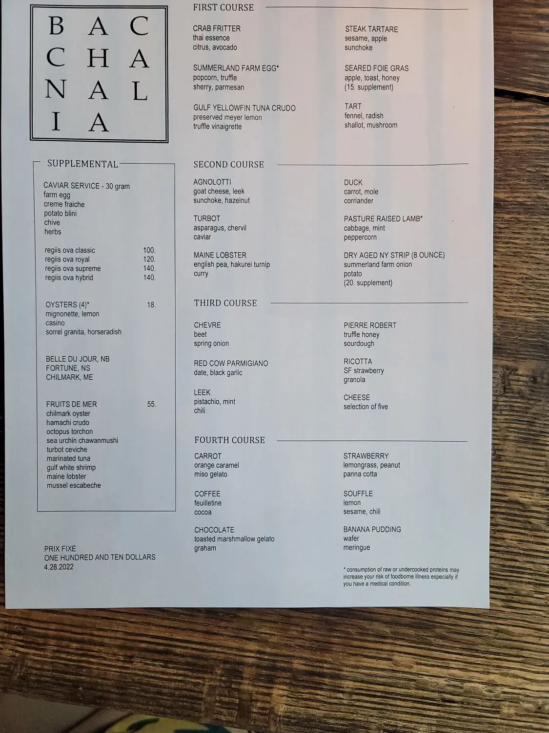 Menu 2