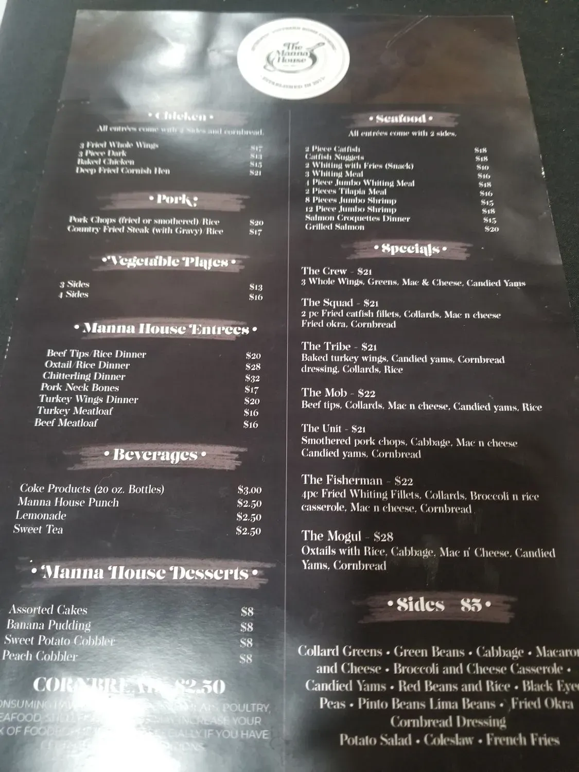 Menu 5