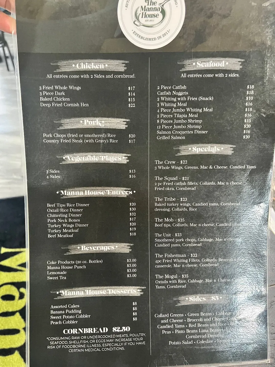 Menu 3