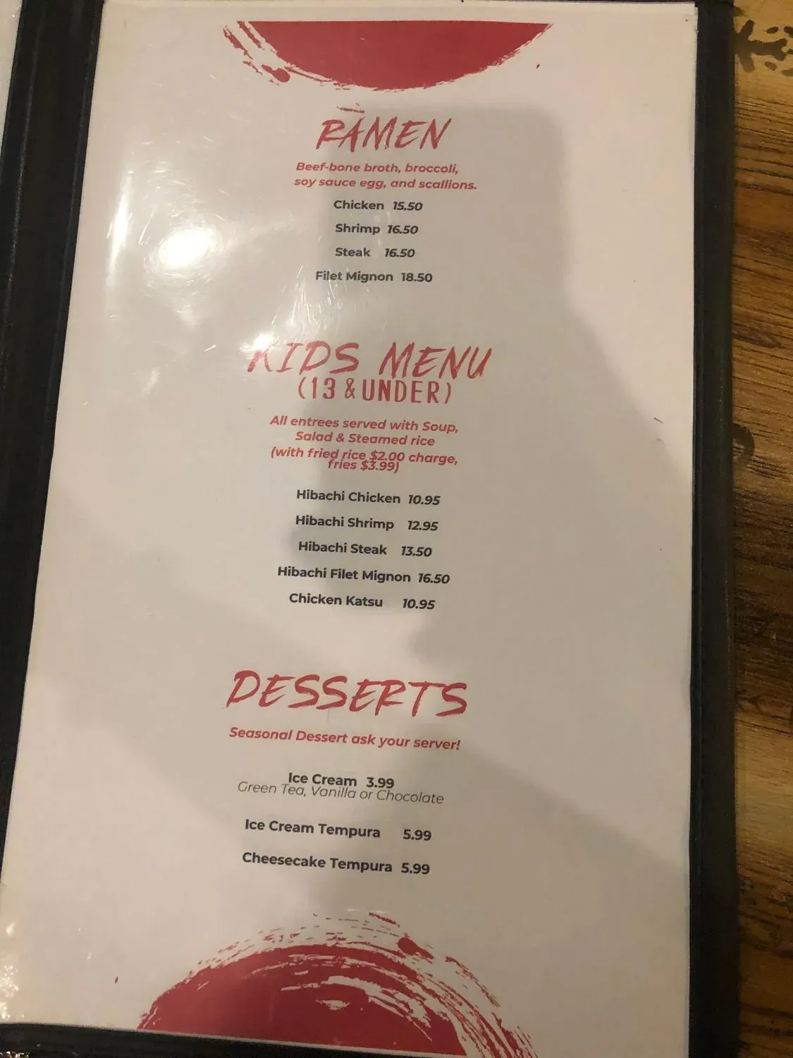 Menu 6