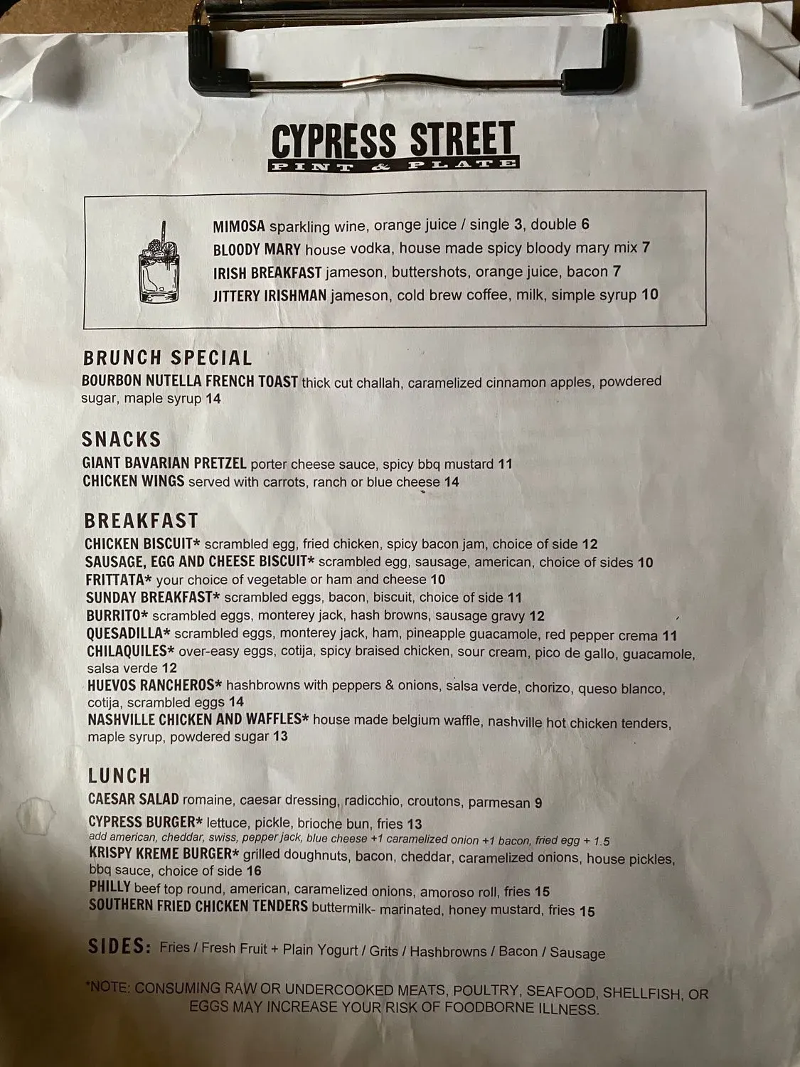 Menu 4